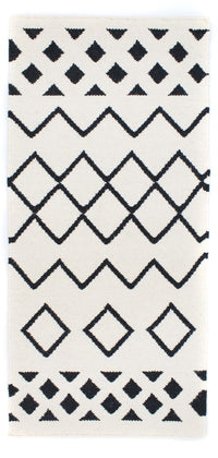 Kelim Rug - Trendy - 132 x 63 cm - beige