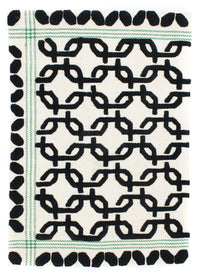 Wool Rug - 132 x 95 cm - beige