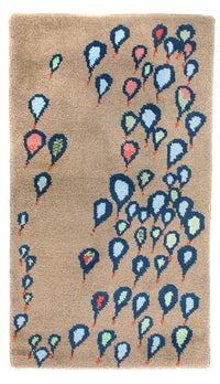 Runner Wool Rug - 175 x 96 cm - brown