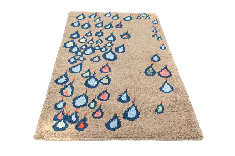 Runner Wool Rug - 175 x 96 cm - brown