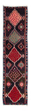 Runner Kelim Rug - Old - 370 x 100 cm - multicolored