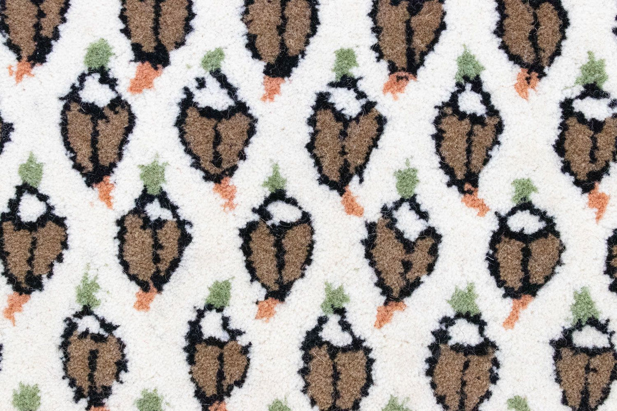 Wool Rug - 90 x 60 cm - beige