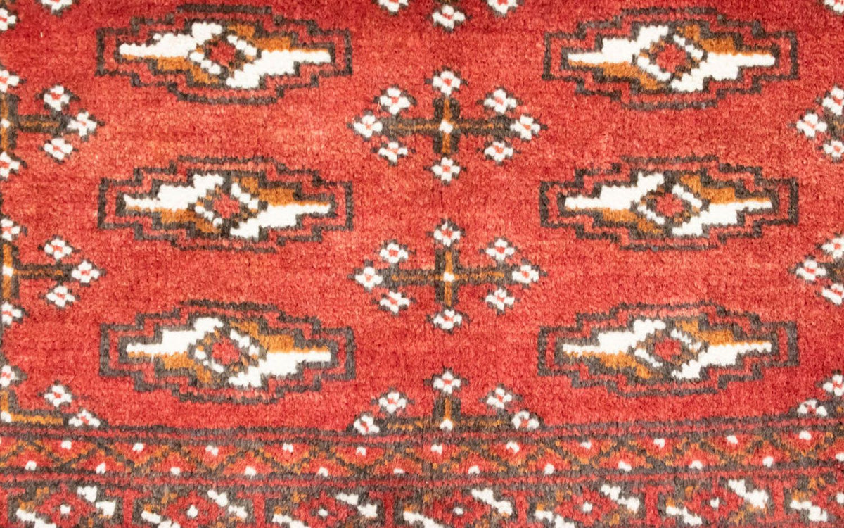 Runner Turkaman Rug - 100 x 50 cm - red