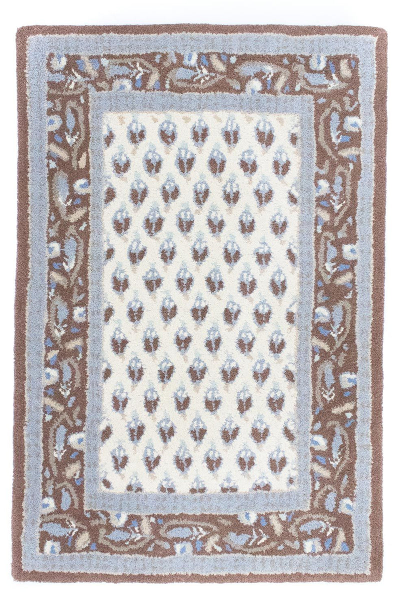 Wool Rug - 88 x 59 cm - beige