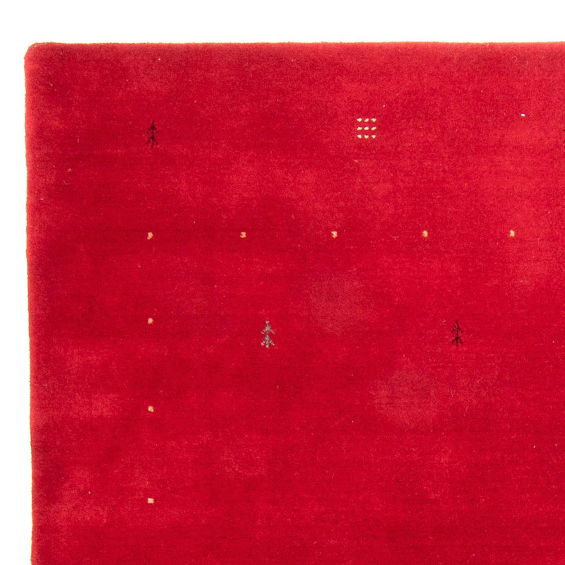 Gabbeh Rug - Loribaft Softy - 242 x 172 cm - dark red