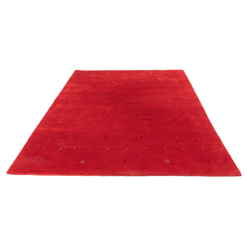 Gabbeh Rug - Loribaft Softy - 242 x 172 cm - dark red