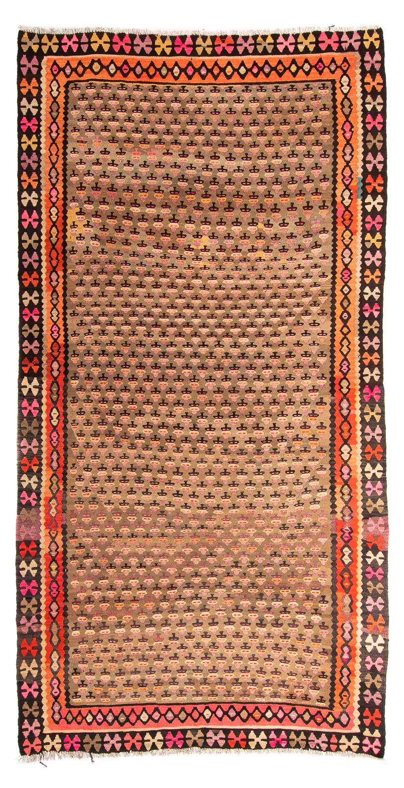 Runner Kelim Rug - Old - 285 x 160 cm - multicolored