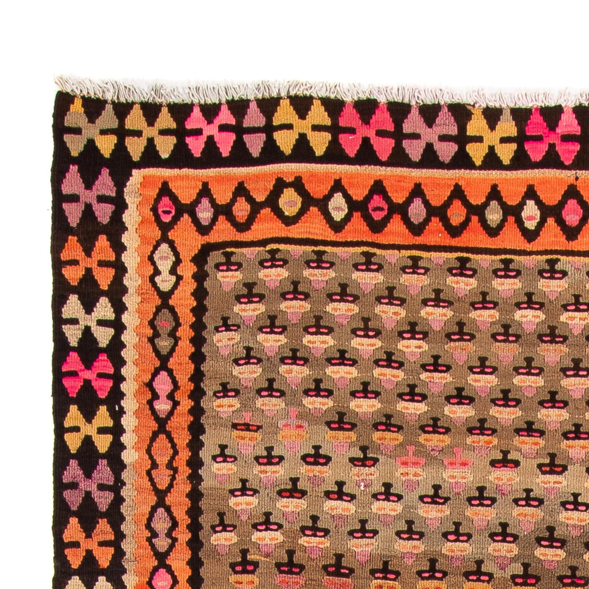 Runner Kelim Rug - Old - 285 x 160 cm - multicolored