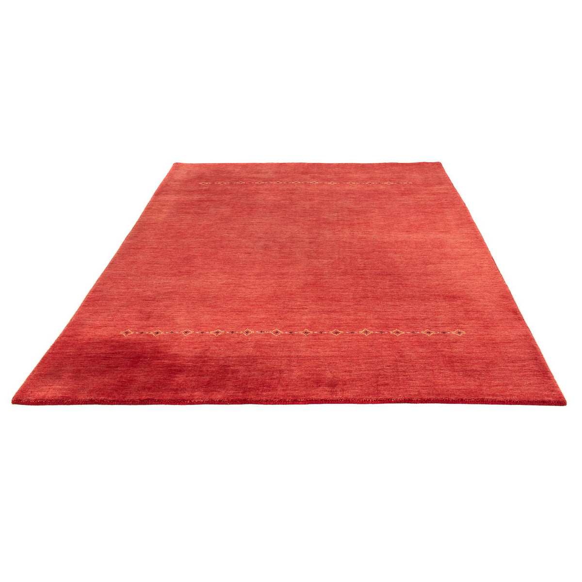 Gabbeh Rug - Loribaft Softy - 242 x 171 cm - dark red