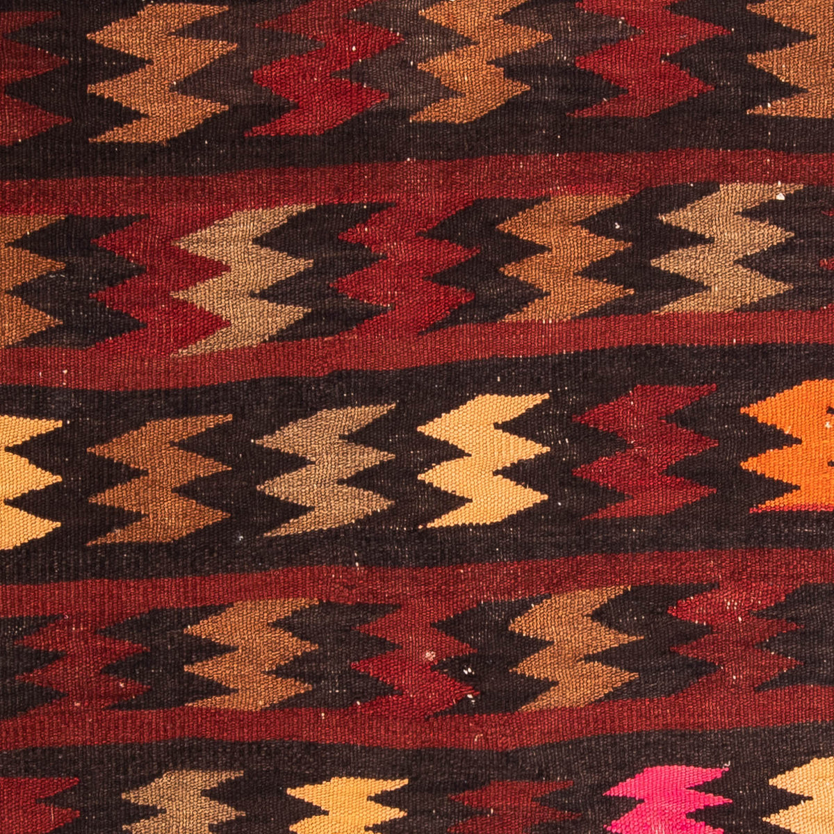 Kelim Rug - Old - 110 x 100 cm - multicolored