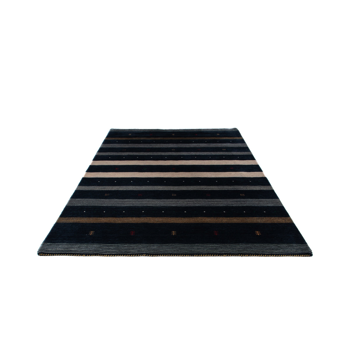 Gabbeh Rug - Loribaft Softy - 240 x 172 cm - dark blue