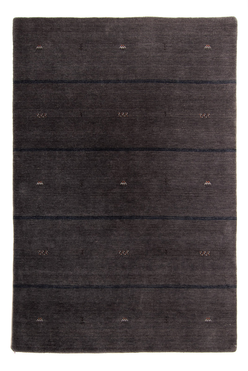 Gabbeh Rug - Loribaft Softy - 240 x 173 cm - dark brown