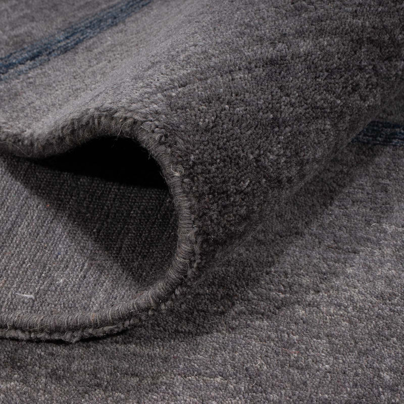 Gabbeh Rug - Loribaft Softy - 240 x 173 cm - dark brown