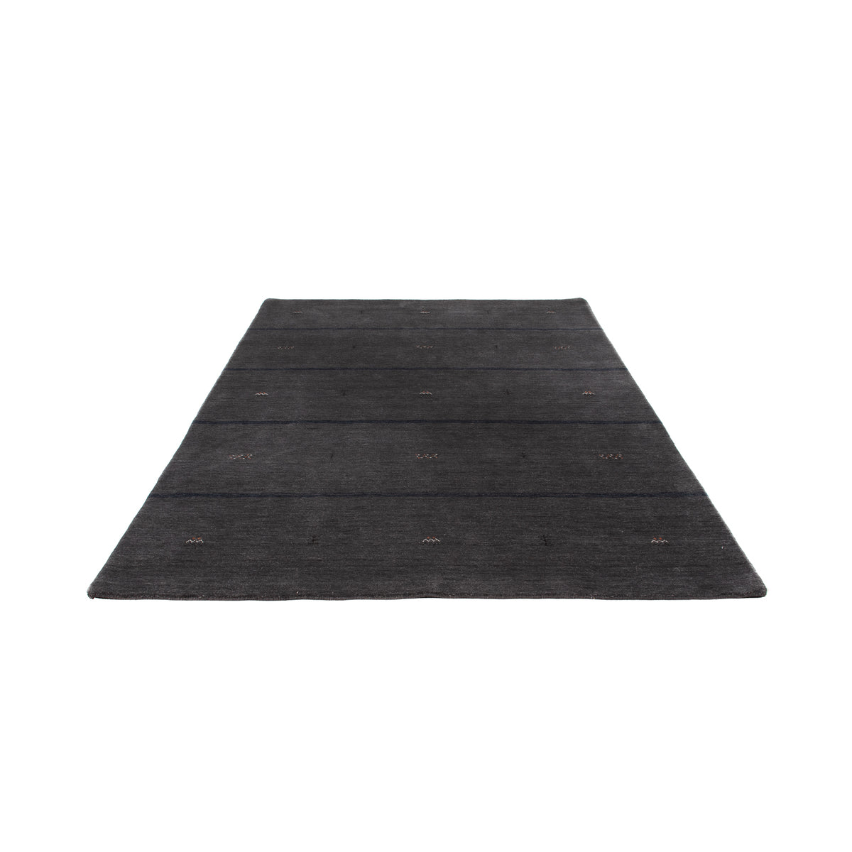 Gabbeh Rug - Loribaft Softy - 240 x 173 cm - dark brown