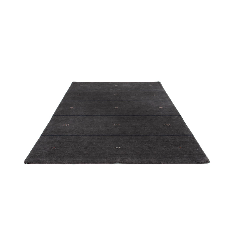 Gabbeh Rug - Loribaft Softy - 240 x 173 cm - dark brown