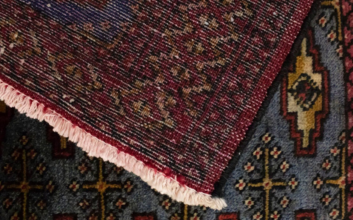 Turkaman Rug - 130 x 60 cm - blue