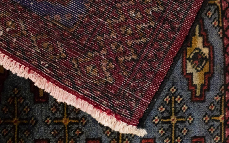 Turkaman Rug - 130 x 60 cm - blue