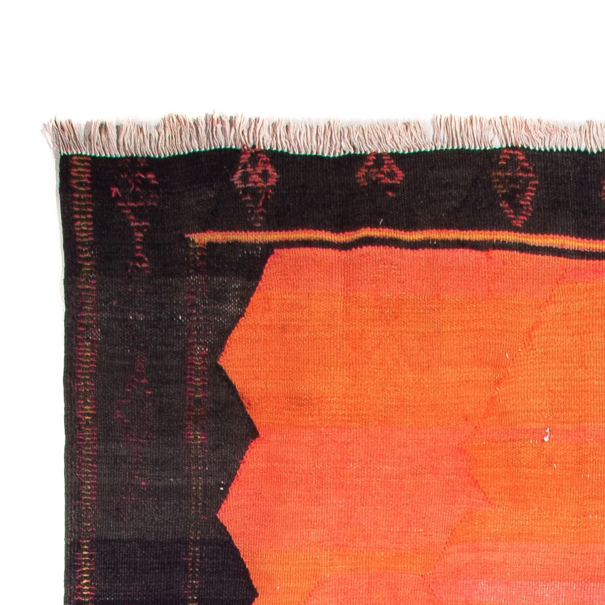 Runner Kelim Rug - Old - 360 x 145 cm - multicolored