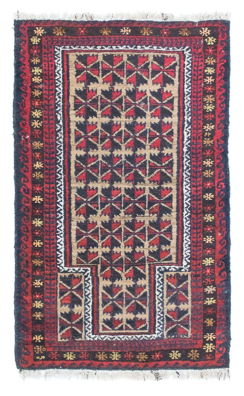 Belutsch Rug - 129 x 78 cm - blue