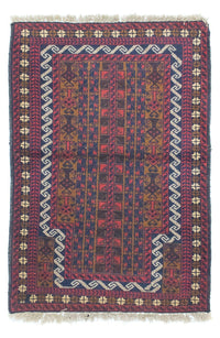 Belutsch Rug - 132 x 88 cm - brown