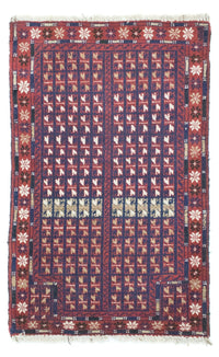 Belutsch Rug - 136 x 82 cm - brown