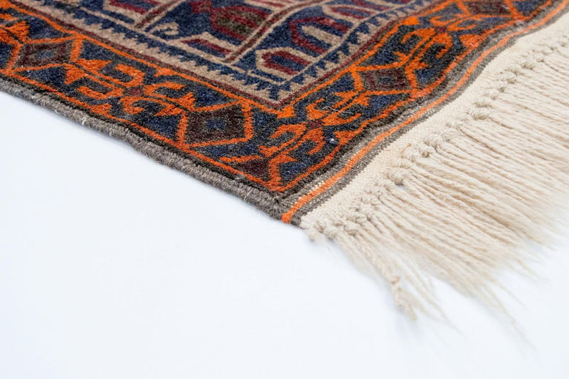 Belutsch Rug - 135 x 104 cm - multicolored