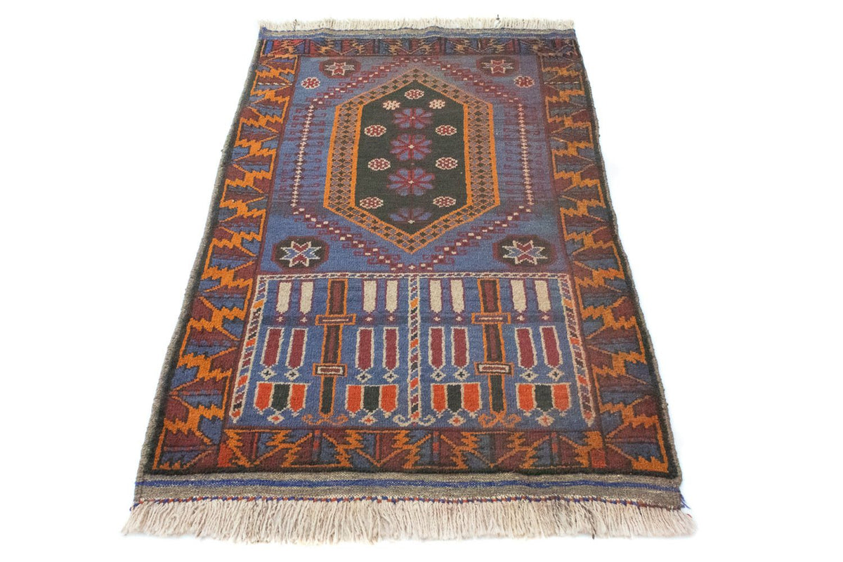 Belutsch Rug - 134 x 81 cm - blue