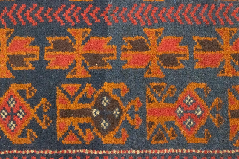 Belutsch Rug - 133 x 83 cm - blue