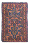 Belutsch Rug 87x131cm - Oriental Rug - Rectangle / Brown / 87 x 131 cm Rectangle