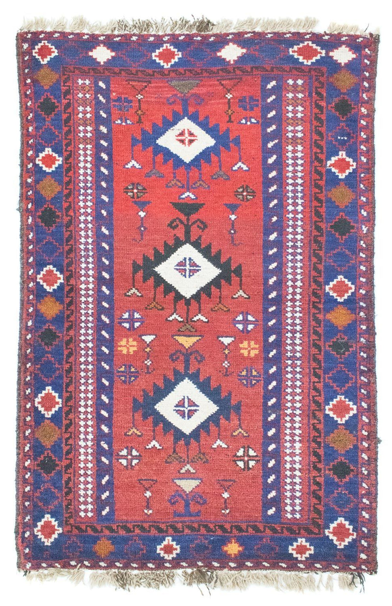 Belutsch Rug - 128 x 77 cm - red
