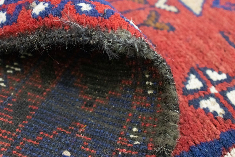 Belutsch Rug - 128 x 77 cm - red