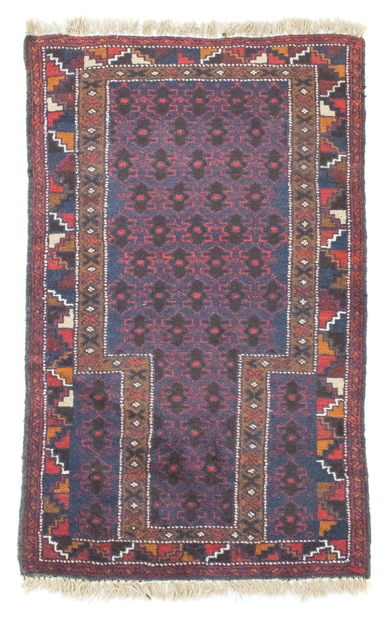 Belutsch Rug - 130 x 79 cm - blue
