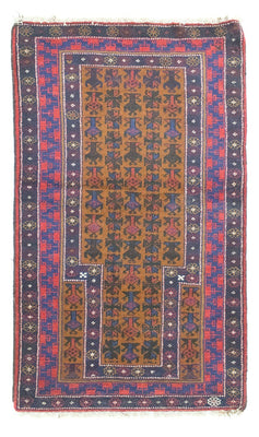 Belutsch Rug - 140 x 76 cm - blue