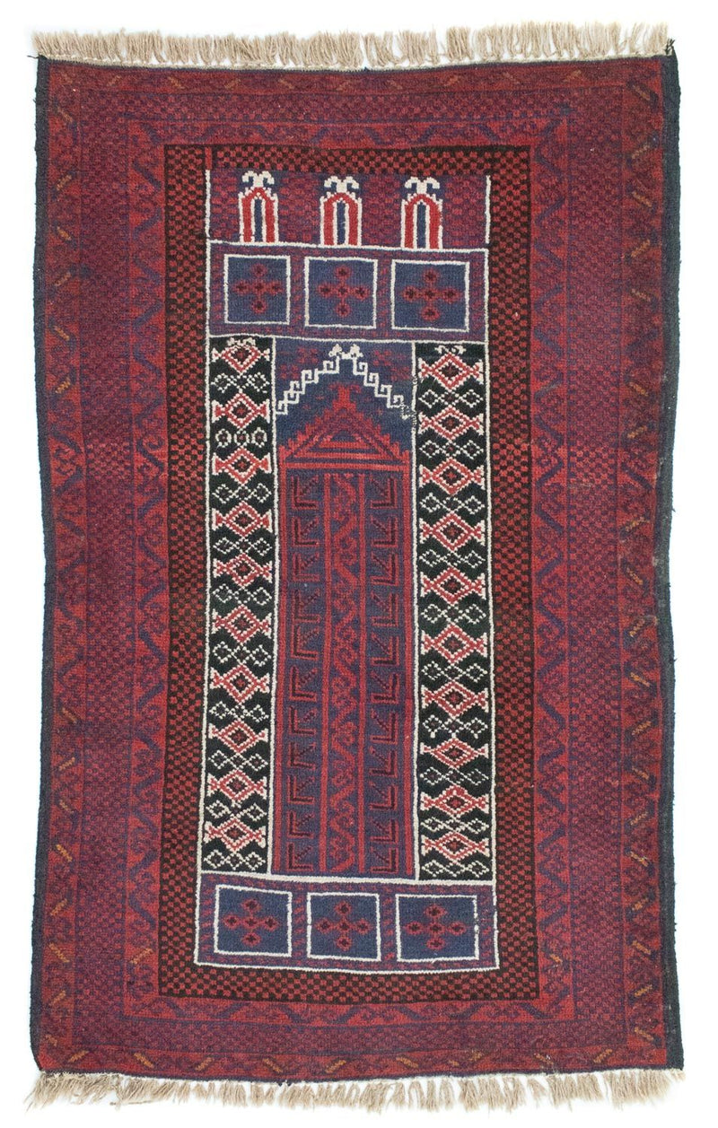 Belutsch Rug - 131 x 85 cm - red