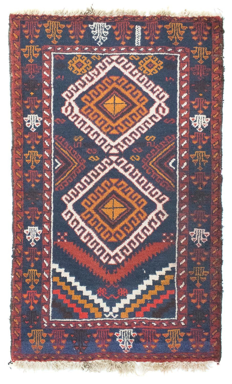 Belutsch Rug - 130 x 76 cm - blue