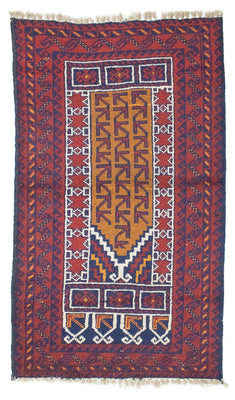 Belutsch Rug - 134 x 75 cm - blue