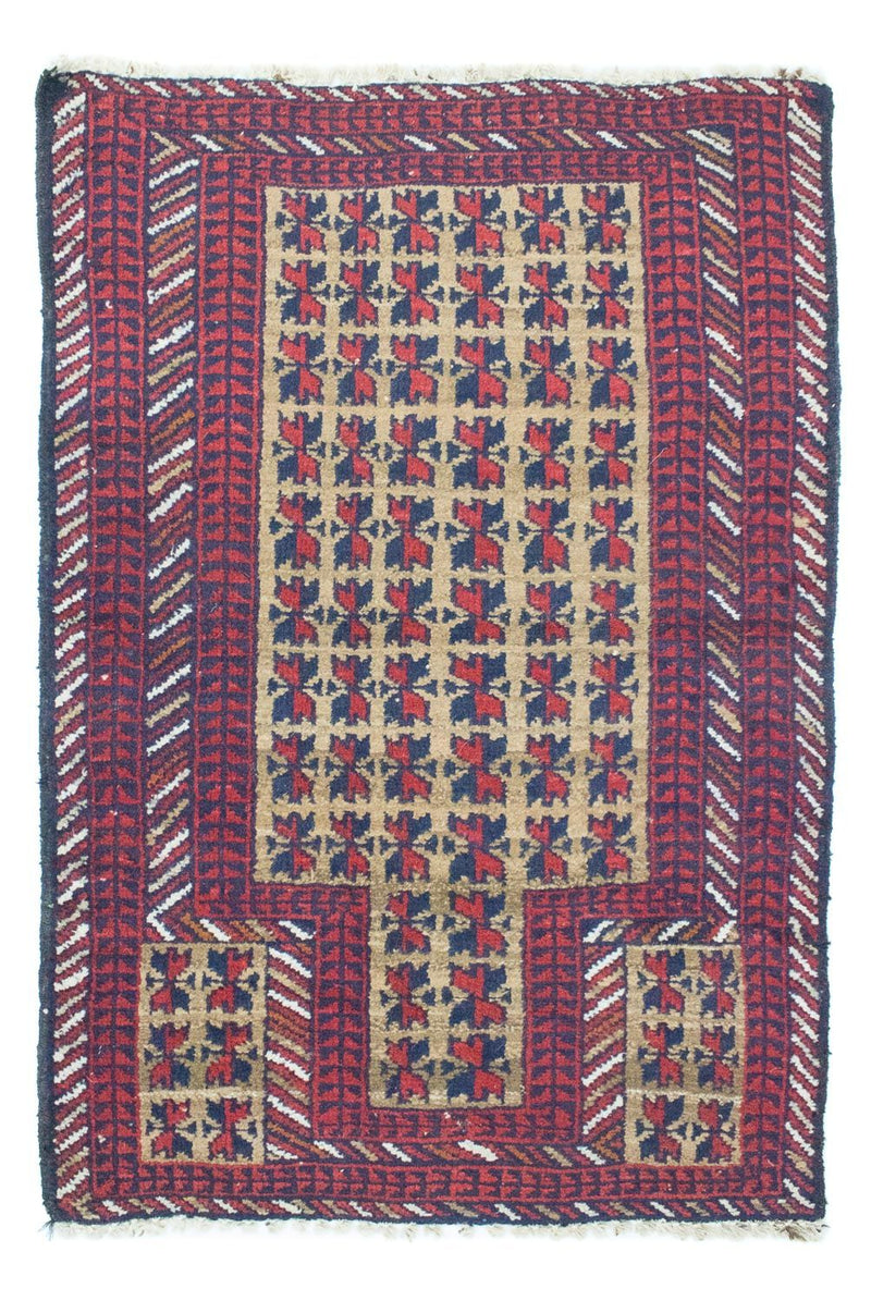 Belutsch Rug - 117 x 74 cm - red