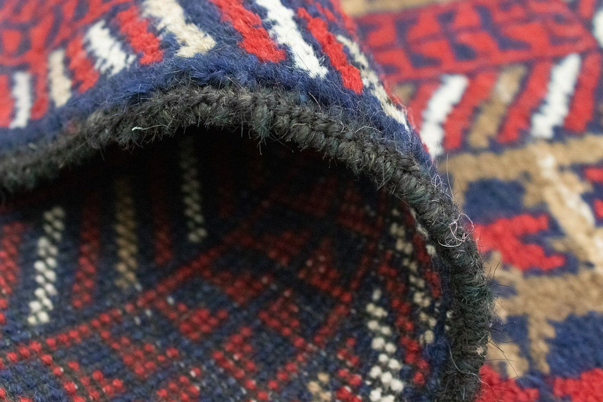 Belutsch Rug - 117 x 74 cm - red