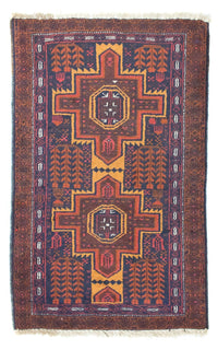 Belutsch Rug - 133 x 82 cm - blue