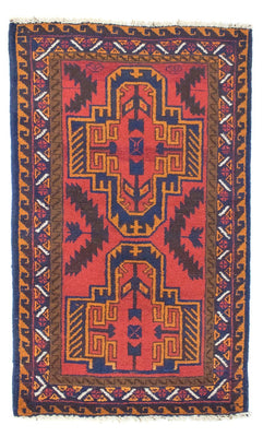 Belutsch Rug - 134 x 75 cm - red