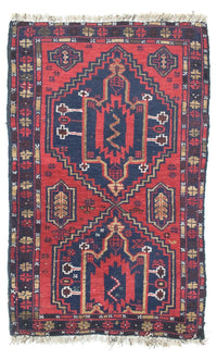 Belutsch Rug - 127 x 77 cm - blue