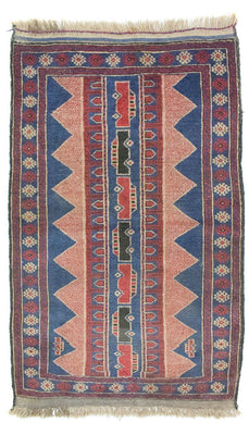 Belutsch Rug - 160 x 84 cm - blue