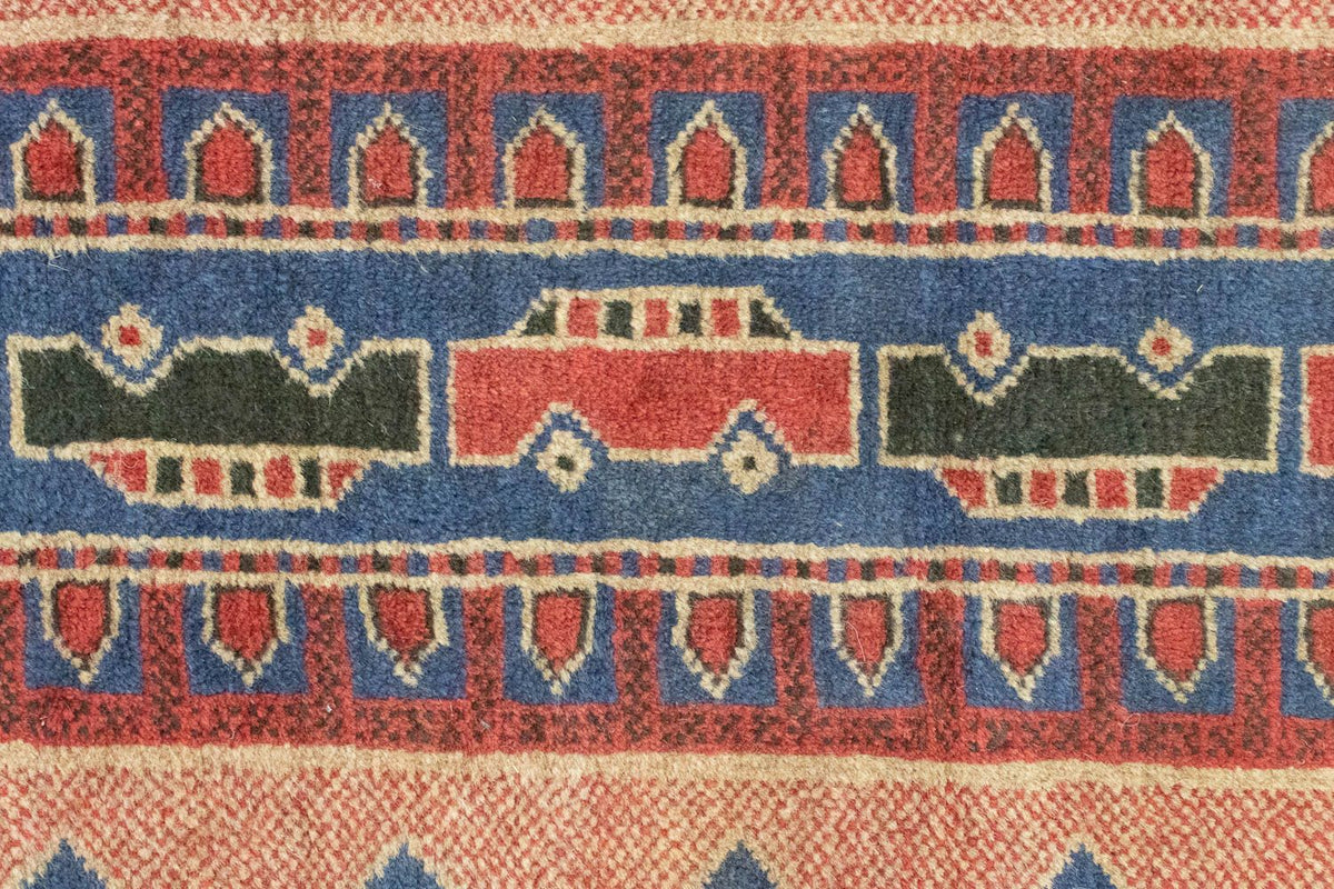 Belutsch Rug - 160 x 84 cm - blue