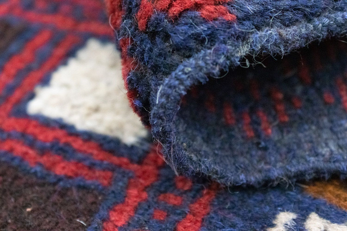 Belutsch Rug - 124 x 76 cm - blue