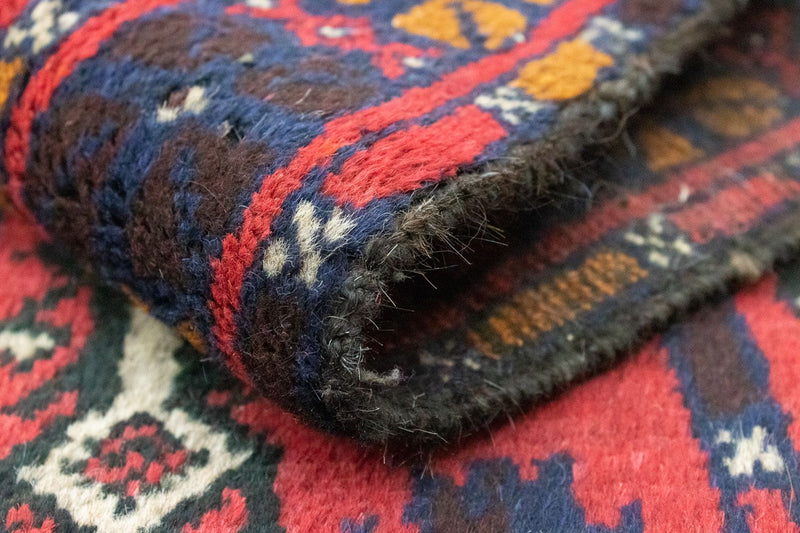 Belutsch Rug - 126 x 73 cm - red