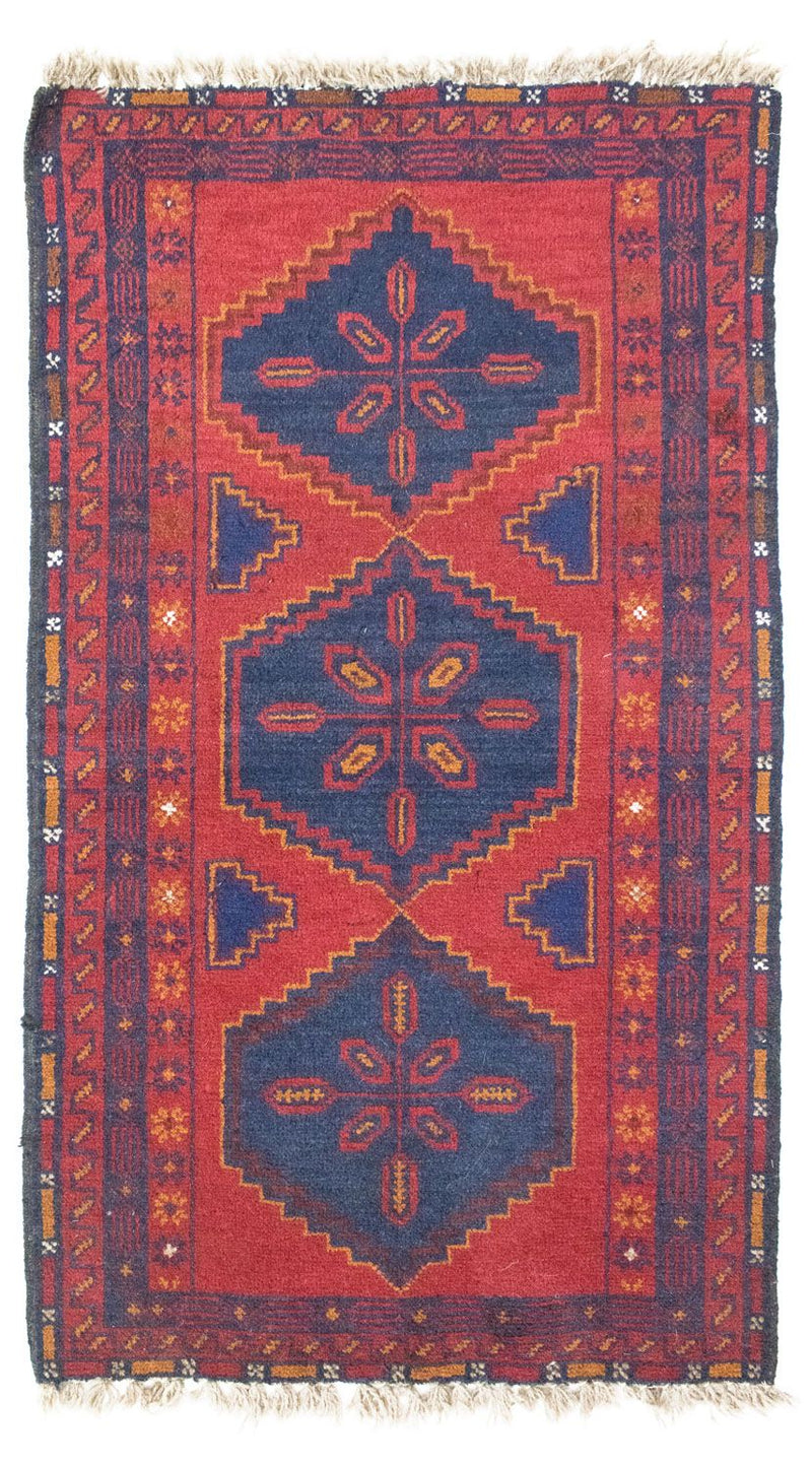 Belutsch Rug - 131 x 78 cm - red