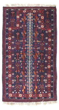 Belutsch Rug - 140 x 87 cm - blue