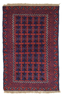 Belutsch Rug - 137 x 84 cm - blue