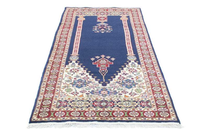 Turkaman Rug - 167 x 100 cm - blue