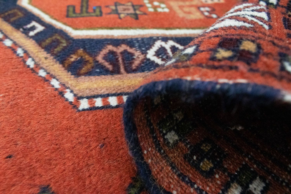 Turkaman Rug - 160 x 125 cm - orange